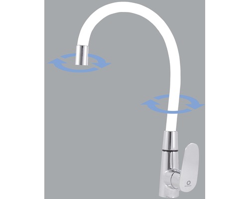 Kuchyňská baterie s otočným výtokem