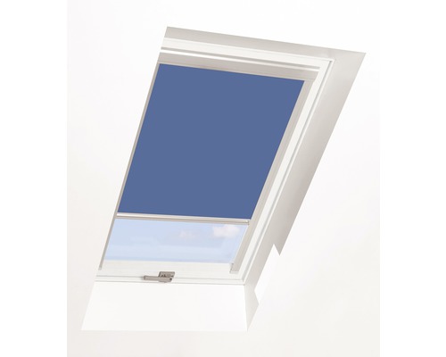 Roleta na střešní okno, neprůhledná, termoizolační ORF 051 66x118cm, tmavě modrá