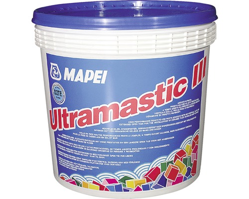 Lepidlo na obklady a dlažby Mapei Ultramastic 3 bílé D2TE 12 kg