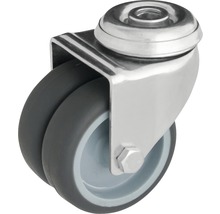 Nábytkové kolečko ⌀ 50 mm dvojité, přístrojové-thumb-0