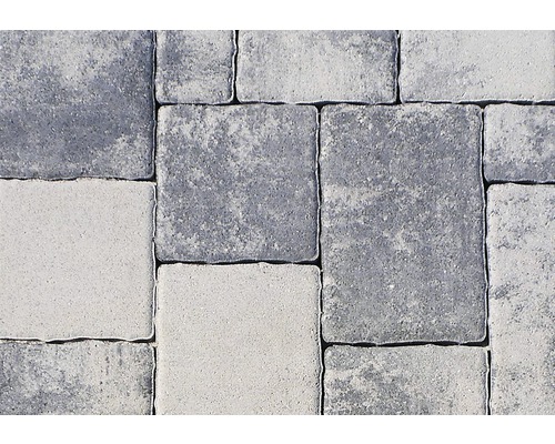 Zámková dlažba betonová Rhodos Elegant kombi 6 cm bíločerná-0