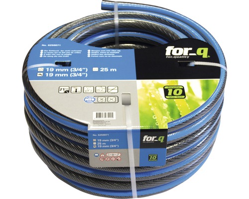 Stočená zahradní hadice, průměr 19 milimetrů, délka 25 metrů