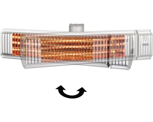 Otočný ohřívač s topnými prvky.