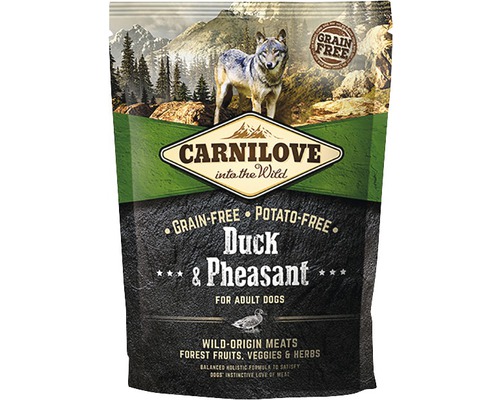 Granule pro psy Carnilove Grain free Duck & Pheasant for Adult 1,5 kg