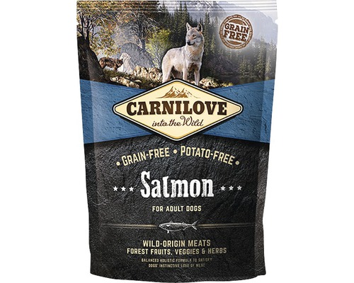 Granule pro psy Carnilove Grain Free Salmon for Adult 1,5 kg