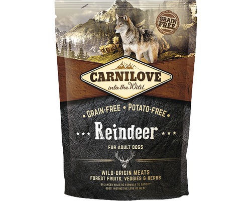 Granule pro psy Carnilove Grain Free Reindeer for Adult 1,5 kg