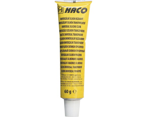 Univerzální silikon HACO 60 g bezbarvý