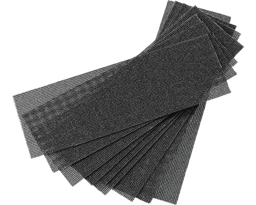 Brusná mřížka na sádrokartony 280 x 93 mm, zrnitost 80, 10 ks Několik brusných mřížek pro broušení