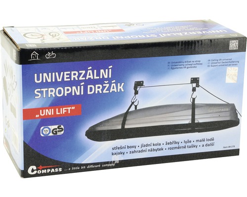 Balení pro univerzální stropní držák pro montáž na strop