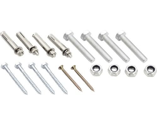 Různé šrouby, svorníky a matice