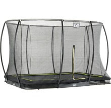 Obdélníková zahradní trampolína se záchytnou sítí