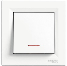 Vypínač Schneider Electric EPH1400121 Asfora ř.1 s orientační kontrolkou bílý