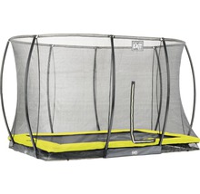 Obdélníková zahradní trampolína se zabezpečovací sítí