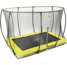 Obdélníková zahradní trampolína se sítí