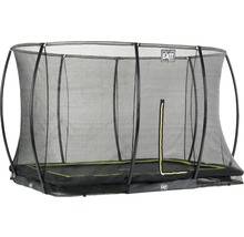 Obdélníková zahradní trampolína se sítí