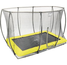 Obdélníková zahradní trampolína se sítí