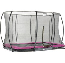 Obdélníková zahradní trampolína se sítí