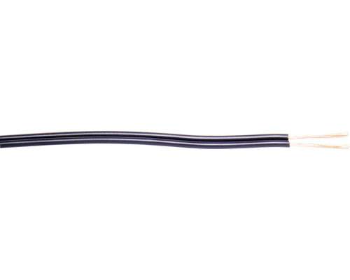 Reproduktorový kabel H03VVH-F (CYH) 2x0,75 černý, metrážové zboží