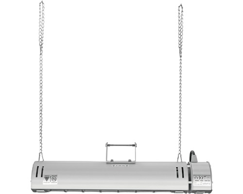 Stropní topné těleso s řetězovým závěsem