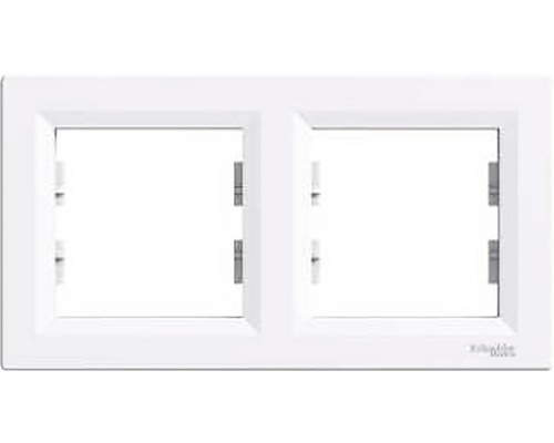 Dvojrámeček Schneider Electric EPH5800221 Asfora bílý Dvojrámeček Schneider Electric EPH5800221 Asfora bílý