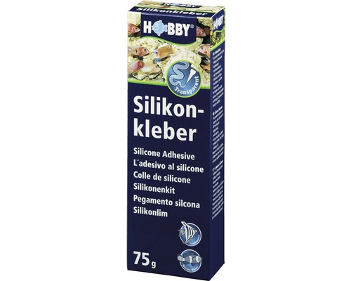 Akvarijní lepidlo HOBBY Silicone Adhesive 75 ml transparentní Hobby silikonové lepidlo 75 gramů