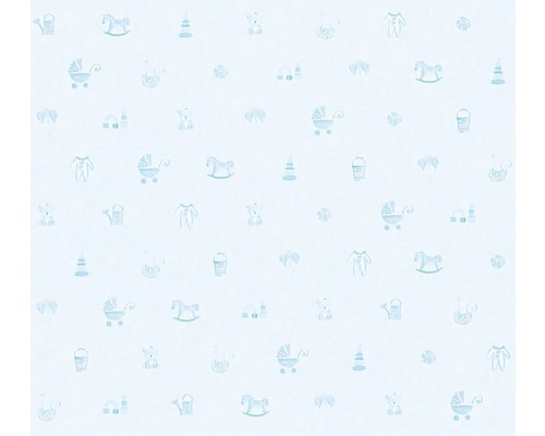 Tapeta s motivy kočárků, houpacích koní a hraček