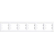 Rámeček Schneider Electric EPH5800621 Asfora šestinásobný bílý