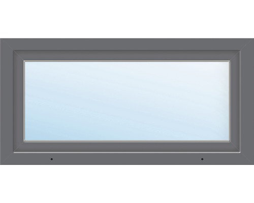 Plastové okno jednokřídlé ARON Basic bílé/antracit 1150 x 850 mm DIN pravé Obdélníkové okno s rámem