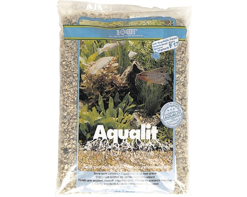 Půdní substrát lávový tmavý HOBBY Aqualit 3 l 2-6 mm Balení substrátu Aqualit pro akvária