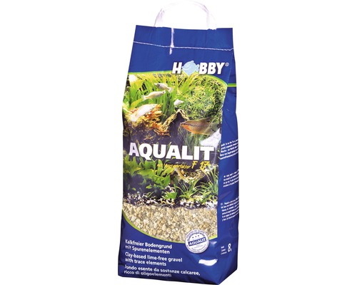 Půdní substrát lávový tmavý HOBBY Aqualit 2-6 mm 12 l Hobby Aqualit F17 substrát pro akvária, bez vápence se stopovými prvky