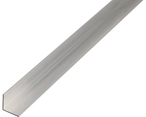 Úhelníkový profil hliníkový stříbrný 20x20x1,5 mm, 1 m
