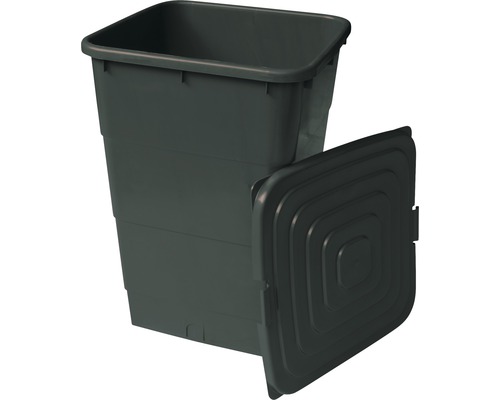 Sud na vodu - hranatý 240 l Plastový kompostér s víkem
