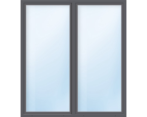 Balkónové dveře plastové dvoukřídlé ARON Basic bílé/antracit 1200 x 1900 mm-0