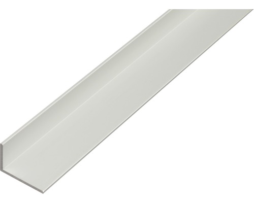 Úhelníkový profil hliníkový stříbrný 20x10x1,5 mm, 2 m