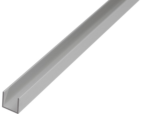 Alu U Profil 12x10x1,5mm / 1m Alu U Profil 12x10x1,5mm / 1m