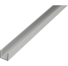 U profil hliníkový stříbrný 10x8x1,3 mm, 2 m-thumb-0
