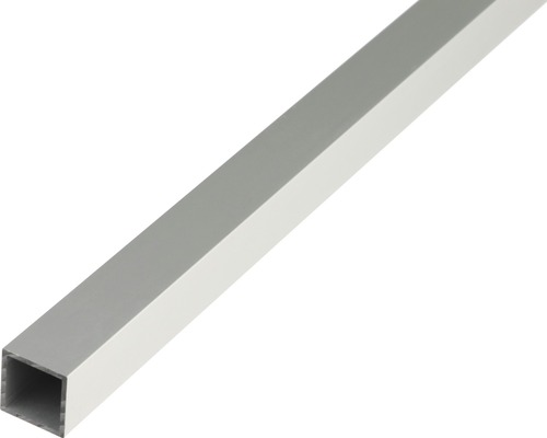 Čtyřhranná trubka hliníková stříbrná 20x20x1,5 mm, 1 m Čtvercový hliníkový profil
