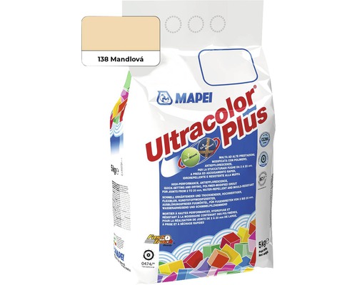 Spárovací hmota Mapei Ultracolor Plus 138 mandlová 5 kg