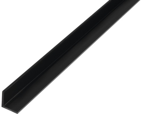 PVC - L profil, černý 15x15x1,2 mm, 2 m PVC - L profil, černý 15x15x1,2 mm, 2 m