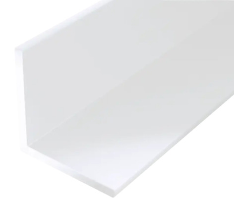 PVC - L profil, bílý 10x10x1 mm, 2 m PVC - L profil, bílý 10x10x1 mm, 2 m