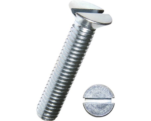 Šroub se zápustnou hlavou a rovnou drážkou DIN 963 M2,5x16 mm galvanicky pozinkovaný, 100 kusů Šroub se zápustnou hlavou a rovnou drážkou DIN 963 M2,5x16 mm galvanicky pozinkovaný, 100 kusů