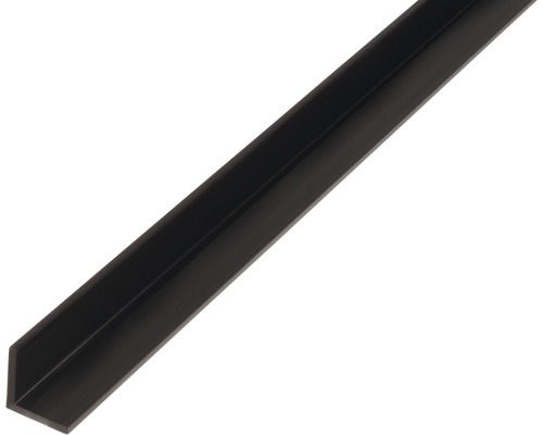 PVC - L profil, černý 20x20x1,5 mm, 2 m