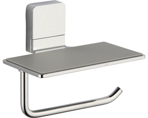 Držák toaletního papíru s poličkou