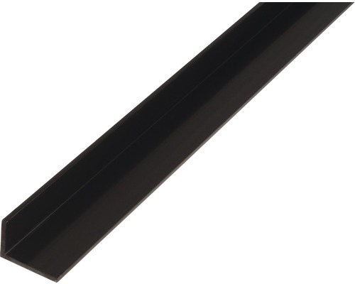 PVC - L profil, černý 20x10x1,5 mm, 2 m