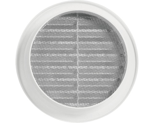 Kulatý průchodkou stěnou z plastu se sítí proti hmyzu