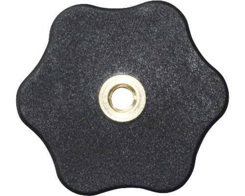 Hvězdicová rukojeť matice plochá M10 Ø 50 mm, 20 kusů