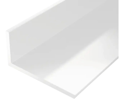 PVC - L profil, bílý 40x10x2 mm, 2 m