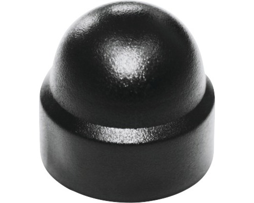 Šestihranná ochranná krytka kulatá 12x19 mm černá 50 kusů