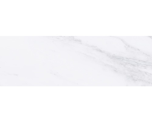 Dlažba imitace mramoru Velvet Brick blanco 11 x 33,15 cm Bílá dlaždice s mramorovým vzhledem