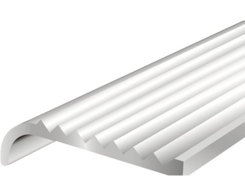 Alu schodový profil, stříbrný elox 23x6,3x2 mm, 1 m